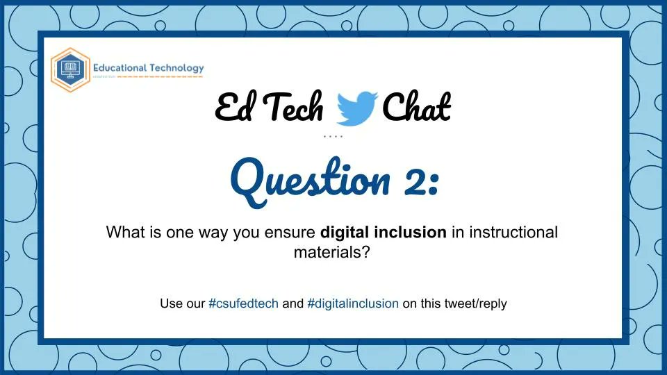 CSUF Ed Tech Program tweet media
