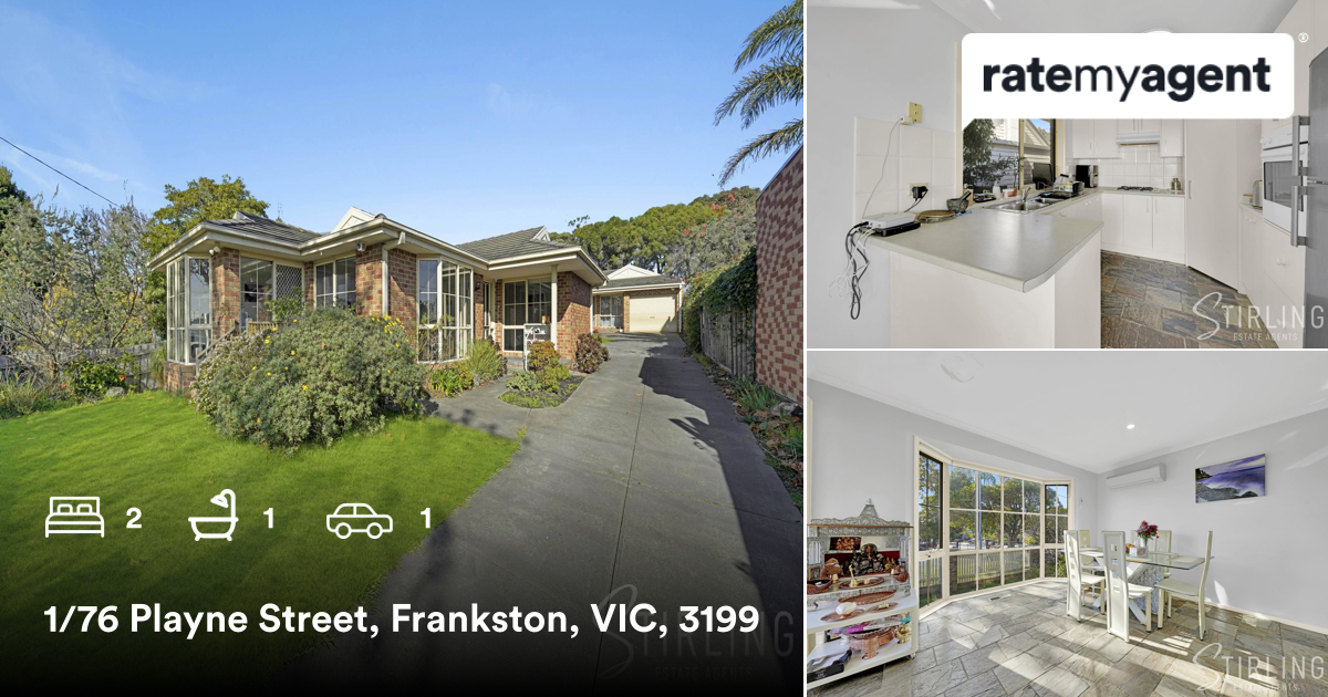 eviewgroup's tweet image. 🛌 2 🛀 1 🚘 1
📍 1/76 Playne Street, Frankston, VIC, 3199

Our agent’s latest listing on #RateMyAgent

rma.reviews/jMcOZ8Q2L44C

...
#ratemyagent #realestate #Eview_Group__Australia