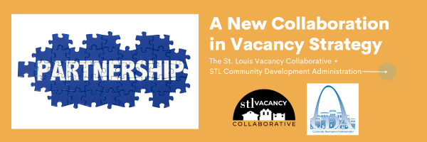 CBNSTL's tweet photo. The Vacancy Collaborative has a major partnership announcement &amp; job opportunity!
- SLVC awarded 2-year contract with the City of St. Louis's Community Development Administration for Vacancy Strategy
- Now Hiring: Vacancy Strategy Project Manager
https://t.co/Owc8FXNsTp
#stlouis https://t.co/XJsFSm4cC0