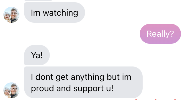 EmmaBostian's tweet photo. Shoutout to my husband who tuned in to my six hour @FrontendMasters live stream on CSS even though he doesn't even know what CSS is.

I'm not crying 😭 https://t.co/0qNGEennrz