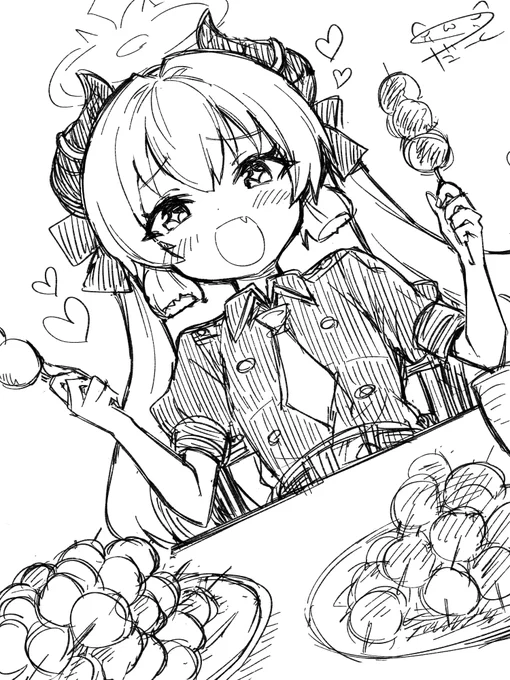 おっだんごおっだんご～  #ブルアカ