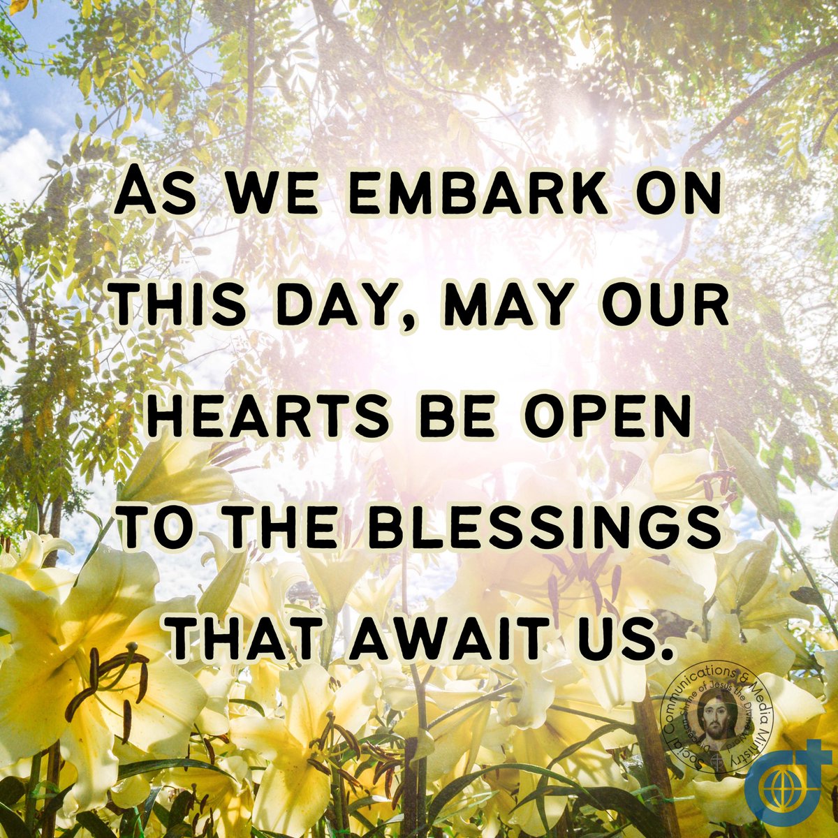 Friends, as we embark on this day, may our hearts be open to the blessings that await us.

#MorningReflections #EmbracingTheLight #InnerPeace #RenewalOfSpirit #HopefulHearts #SpreadLove #NurturingSouls #GratefulForToday

***

#SVD #DSJDW #DivineWord
#WitnessToTheWord #SVDmission
