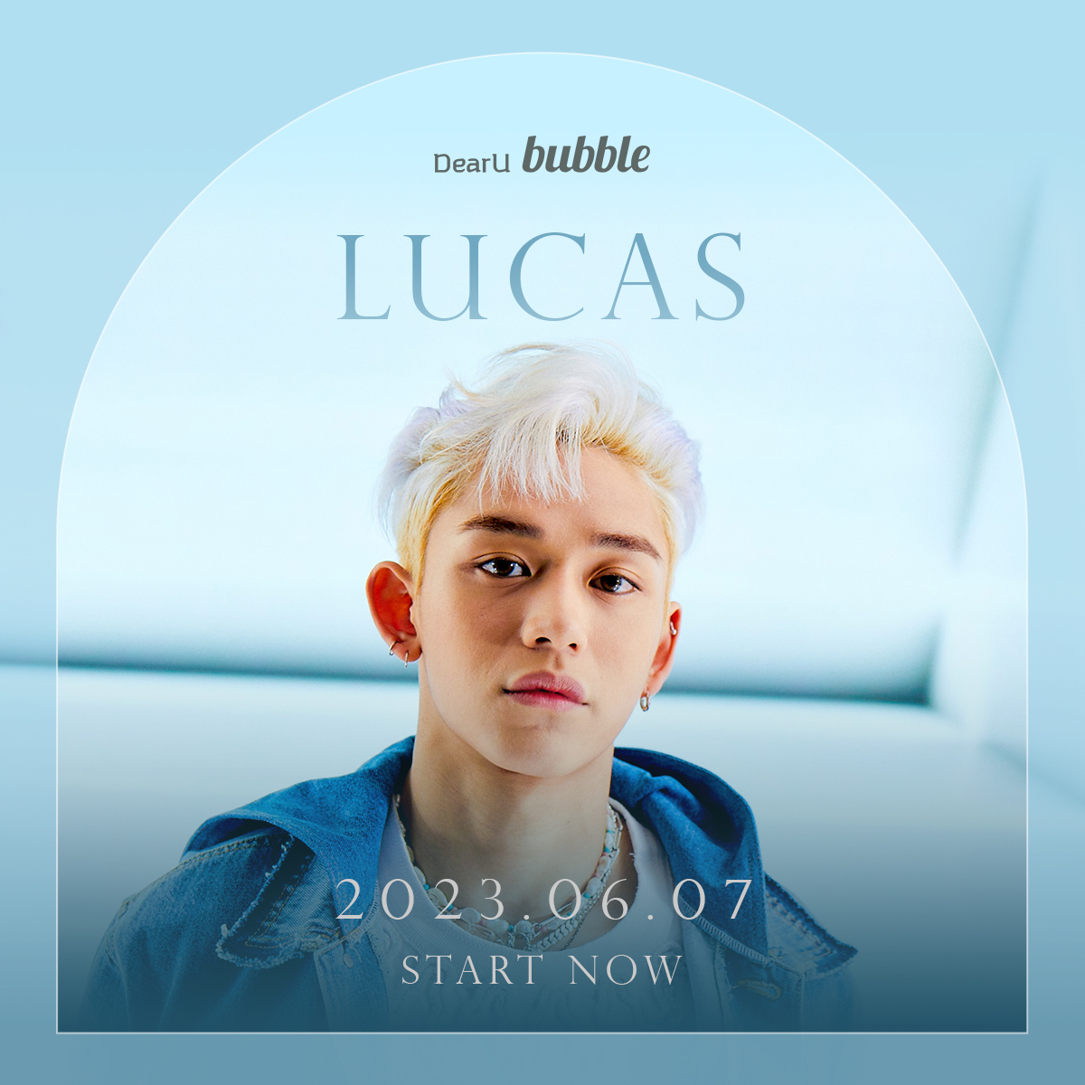 lysn_official's tweet photo. 2023년 06월 07일 (KST), 
LUCAS의 bubble을 지금 시작합니다!

📱https://t.co/UEV2OMuQOb 

#bubble #버블 #Lysn #리슨
#LUCAS #루카스 https://t.co/4ja2YaoVcG