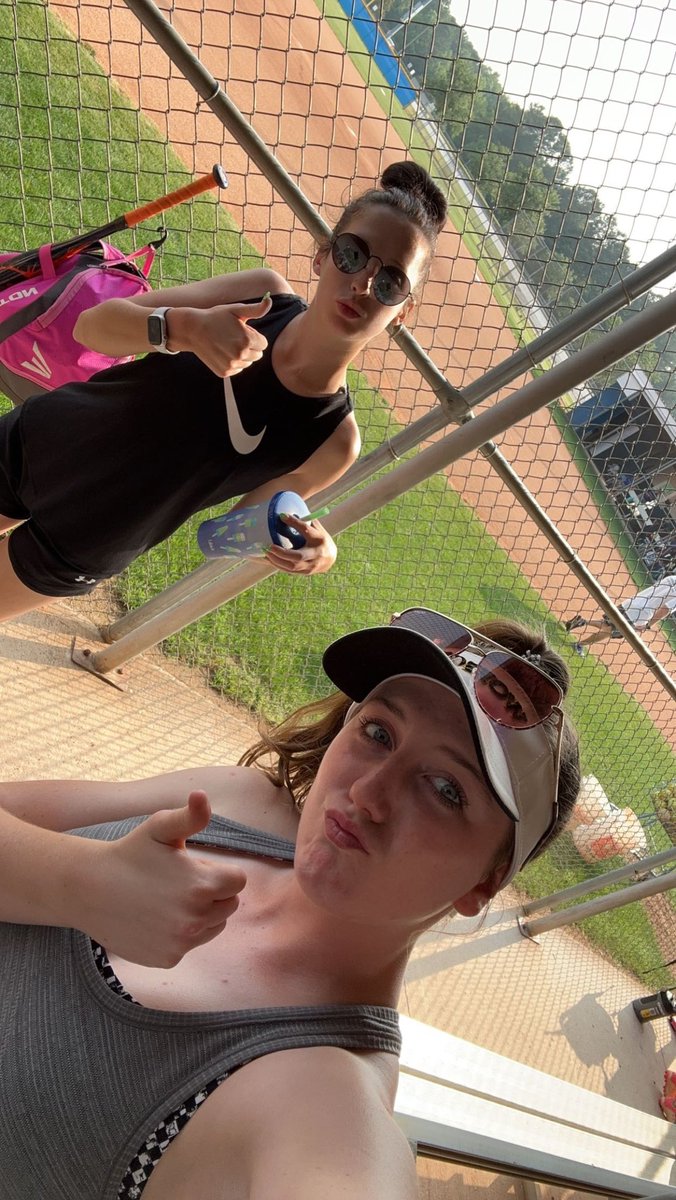 So thankful I get to share my love for the game with the little ones in our community!🫶🏼

I got to work the Wren Softball camp again this year with my school ball, travel, and future Wofford teammate, Abbi, and we had a blast!! 

Go Lady Hurricanes and Go Terriers!🤍✨💙