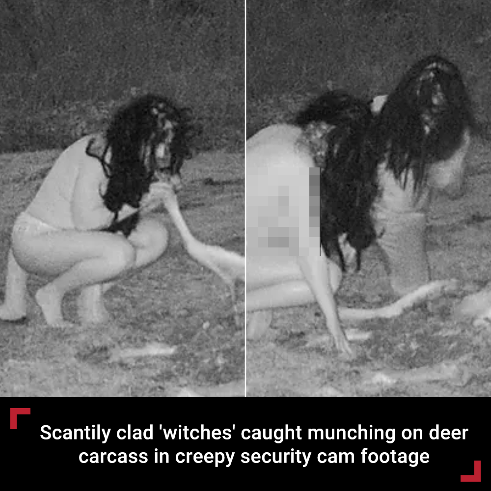 BACKYARD RITUAL: When a woman set up a trail camera with her grandpa to capture wildlife, she never expected to capture what would fuel her nightmares. fxn.ws/43PACBz