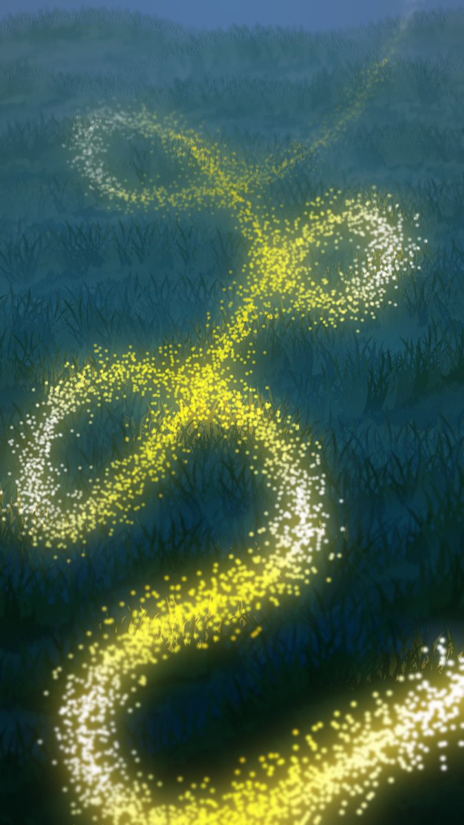 Anim8byAnne's tweet photo. I'm so proud of how these turned out! I was messing around with brushes, and boom!

I like the day one a lot with the light shining through, and the fireflies in the second one are really cute!

#animationsbyanne #background #lighting #clipstudiopaintex #field https://t.co/3Vd75VkRzg