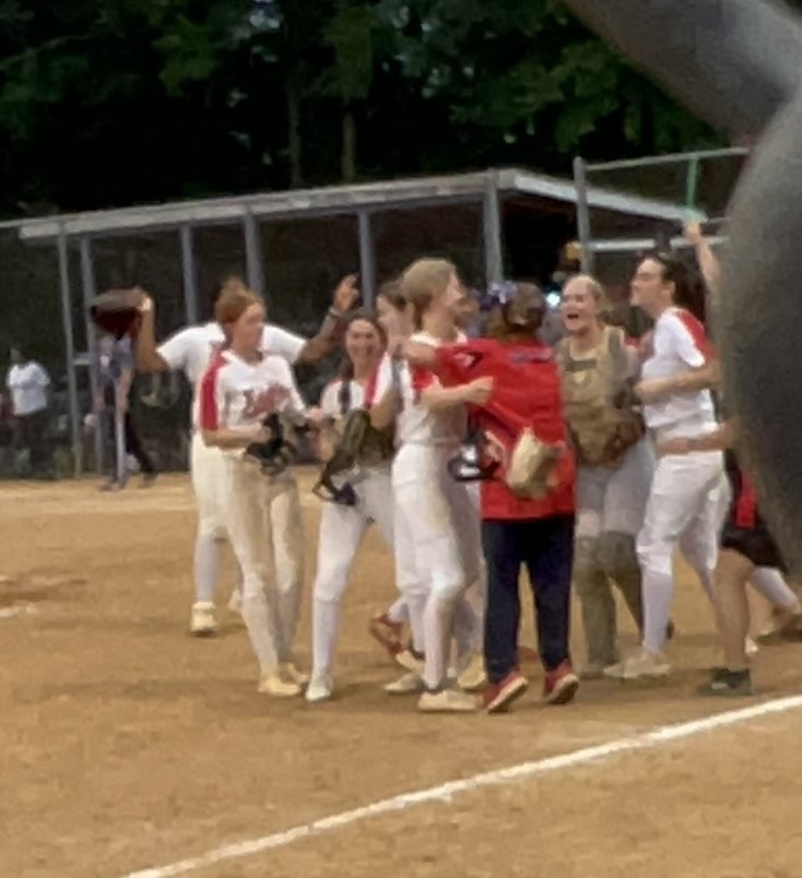 Heck ya we are moving on to state semi finals.  Knights just beat Deep Creek 8-1.  We play Friday at SPOTSY 1pm Friday.  Let’s pack the house.