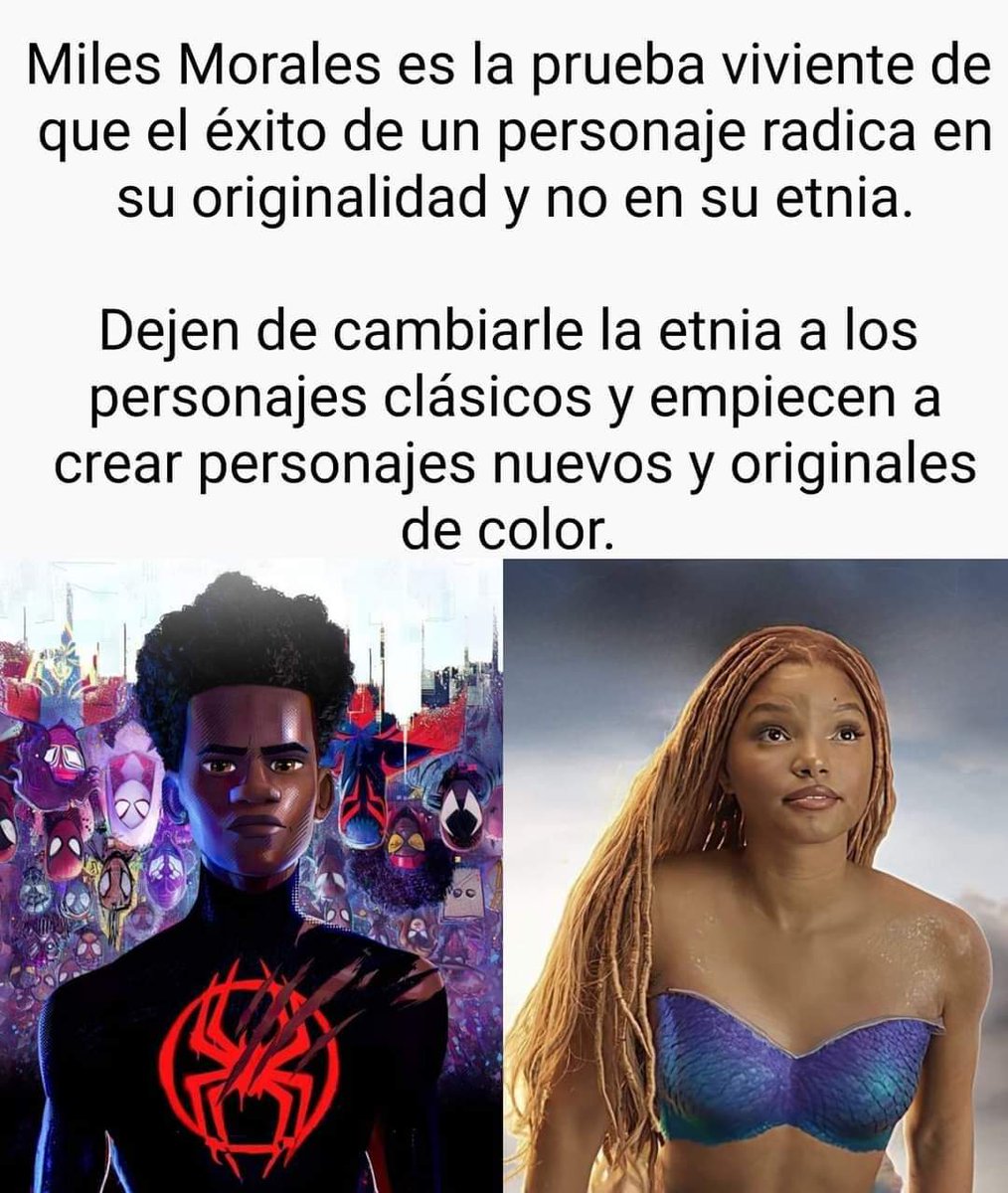 alex_molk0's tweet photo. Me encanta que salgan con esto, cuando en su momento detestaban a Miles solo por su color de Piel🫠

Abro hilo con pruebas de hace años🧵 https://t.co/wHz3maXcJU