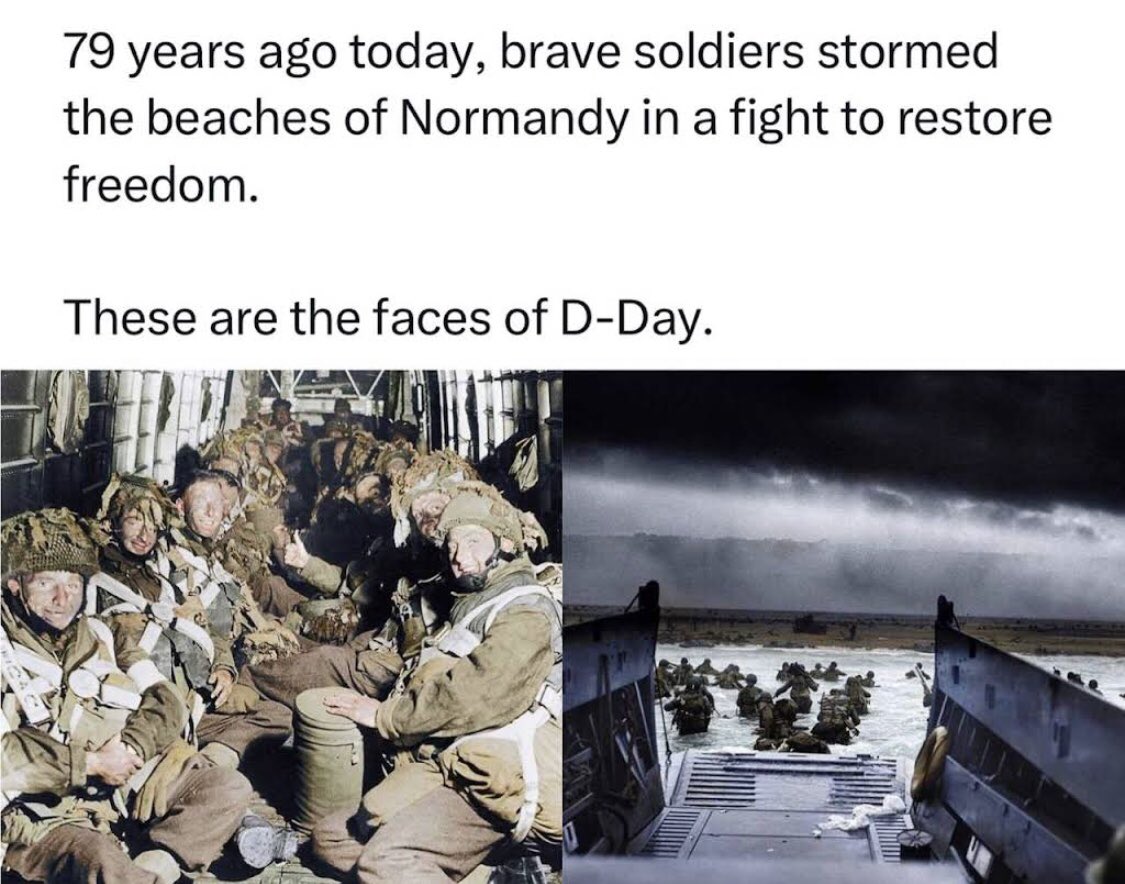 danascully429's tweet photo. #DDay2023 #RealBravery #GodBlessAmerica #Troops #Normandy #Freedom # https://t.co/asyaaGyNu4