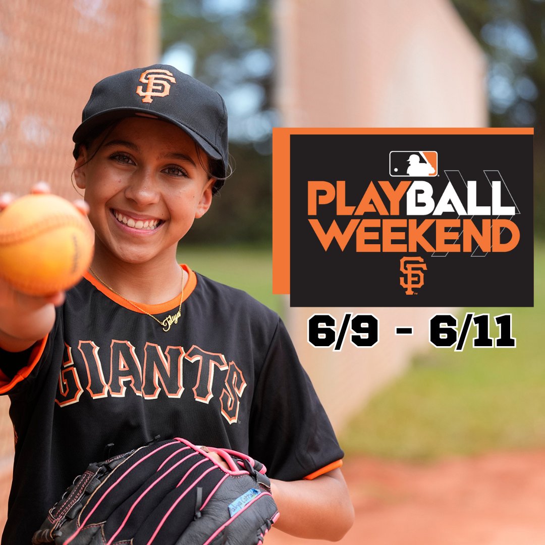 #PlayBallWeekend is only a few days away! 

Team up with <a href="/giantscommunity/">Giants Community Fund</a> and the <a href="/SFGiants/">SFGiants</a> as we celebrate the start of the #jrgiants season. Find a free baseball/softball event near you: atmlb.com/43q1atj