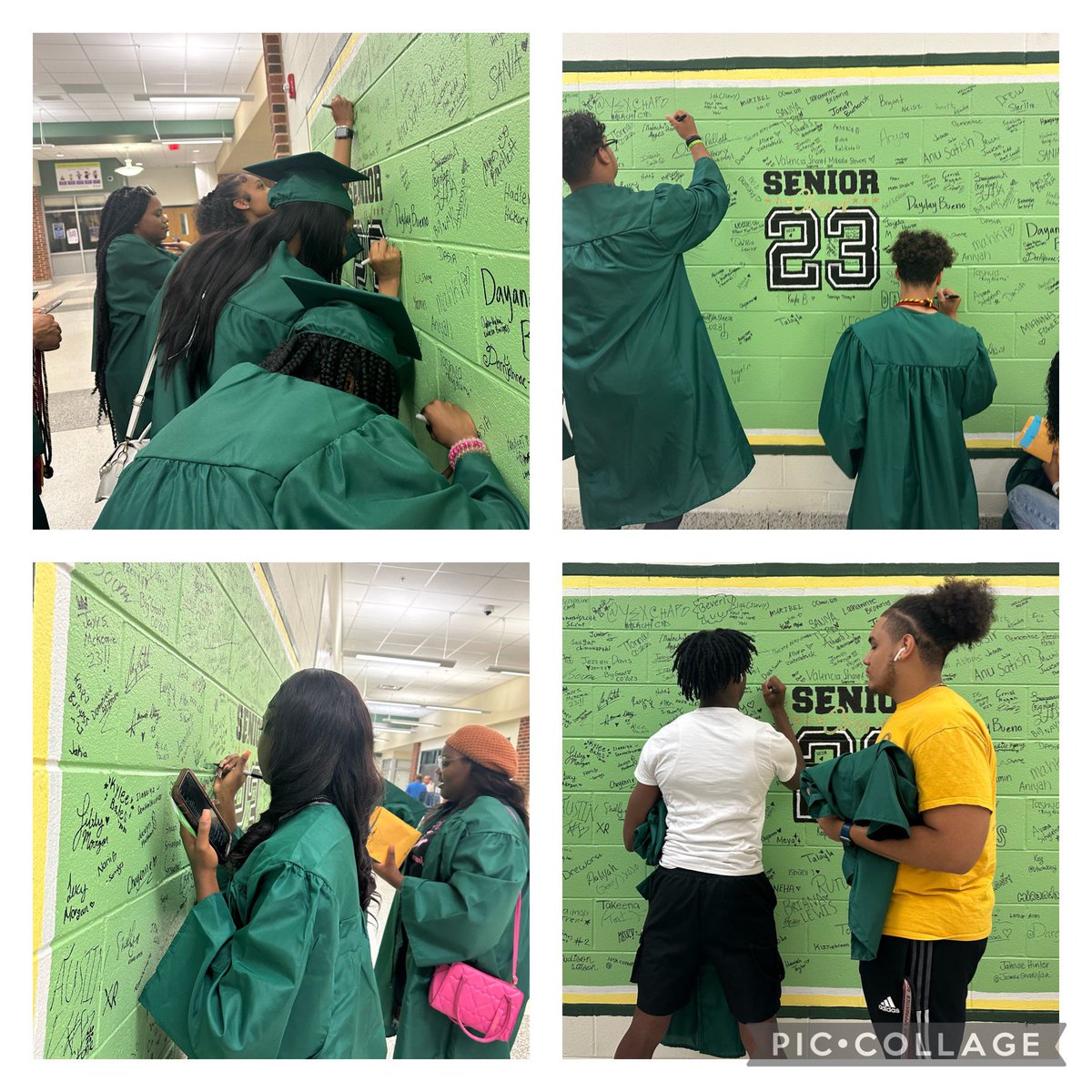 hhs_prncpl's tweet image. Senior picture, Grad practice, ticket distribution and signing the Senior wall @HenricoHighSch 💚💛 #getexcited #classof2023