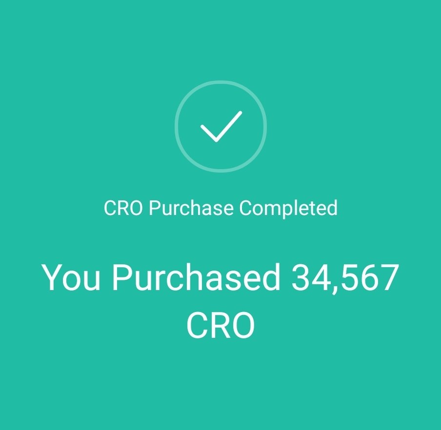 Added some MORE $CRO 34567 coins 📈💙🚀 #CRO #crofam #Cryptocom