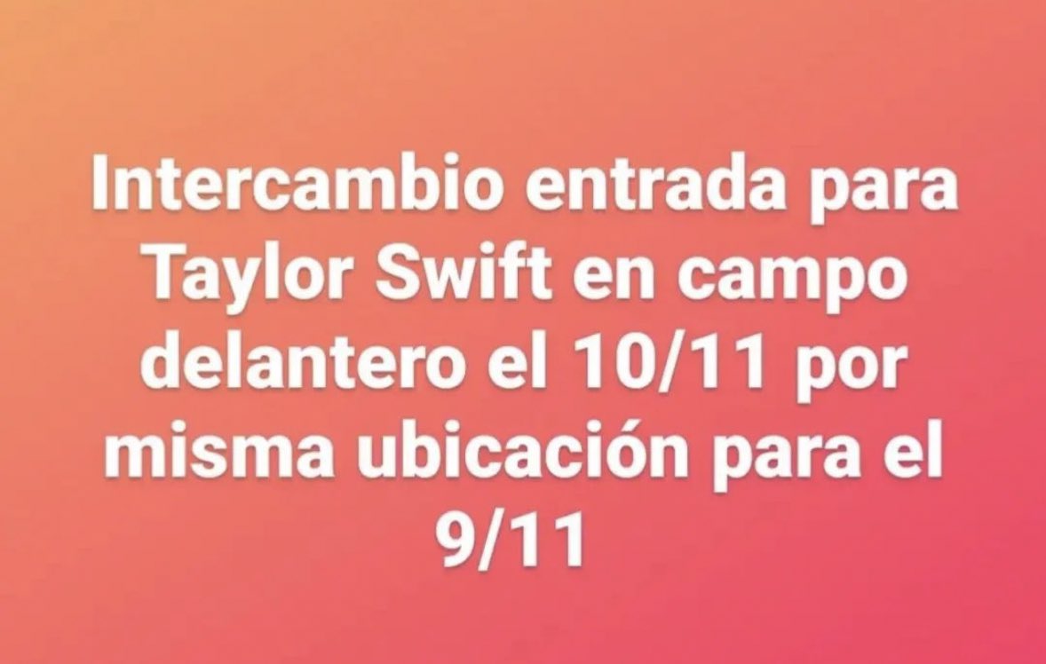 Hermanas ahora que estamos un toque más tranquilas (no) con el #ErasTour una amiga mía mandó cualquiera y compró mal la entrada. Si a alguien le pasó lo mismo me chifla porfis #TaylorSwiftArgentina #Allaccess <a href="/dfallaccess/">DF Entertainment</a>