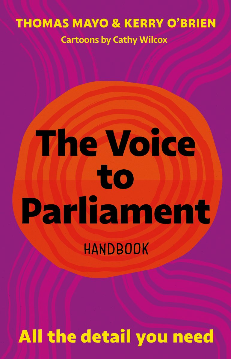 Good morning! Back into a couple #diaryofabookseller tweets after an incredible @NTWritersCentre Festival over the weekend! Today we are processing many orders for Thomas Mayo and Kerry O'Brien's The Voice to Parliament Handbook!