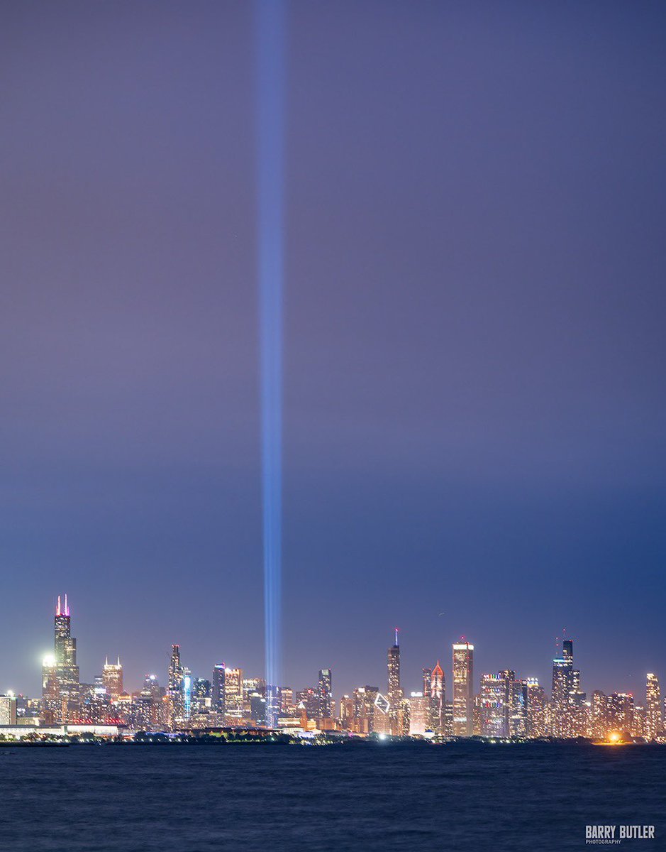 The Swiftie Signal.  A beam of light rising from Soldier Field during Sunday night's Taylor Swift performance in Chicago.  #news #chicago #TaylorSwift