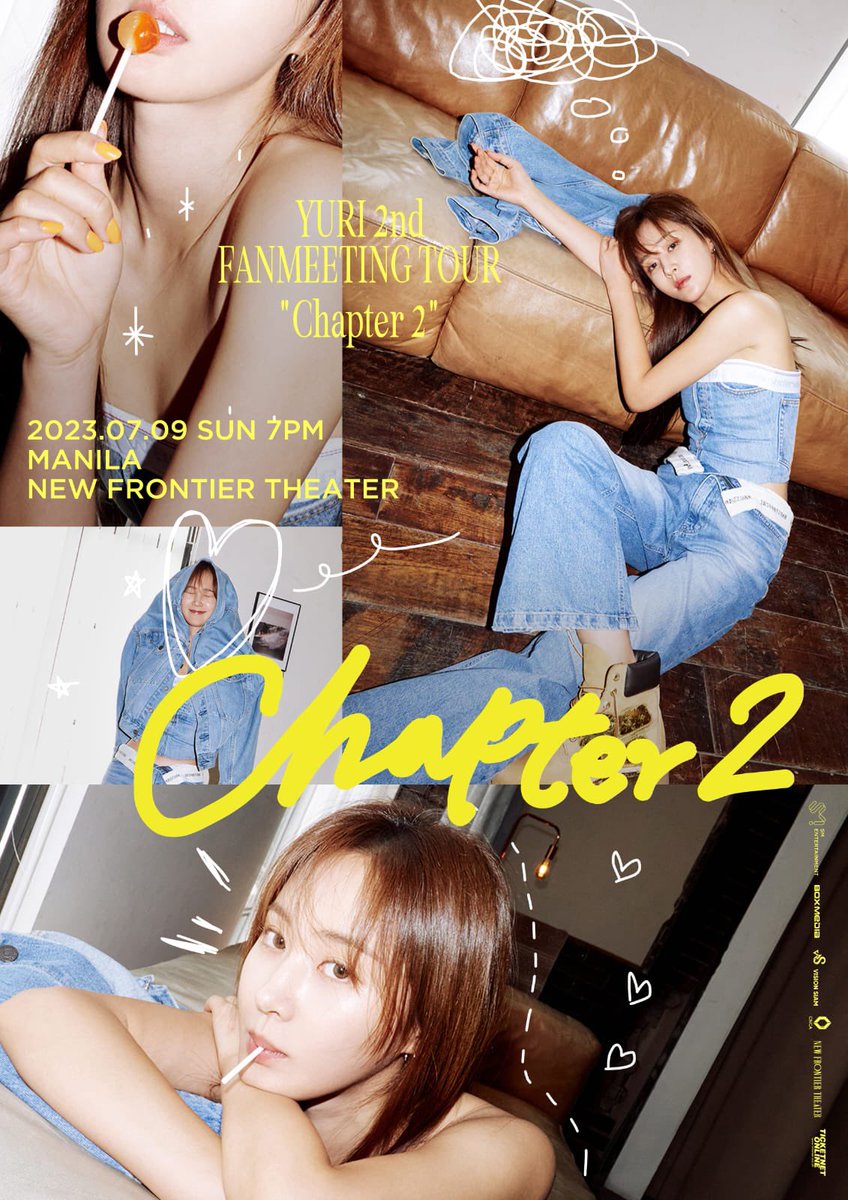 PH S♡NE! Are you ready for a new chapter? YURI is finally coming for her first ever solo fan meet in Manila on July 9, 2023 (Sunday) 7PM at The New Frontier Theater! 

Tickets are available on ticketnet.com.ph or any TicketNet outlets! 

#YuriChapter2