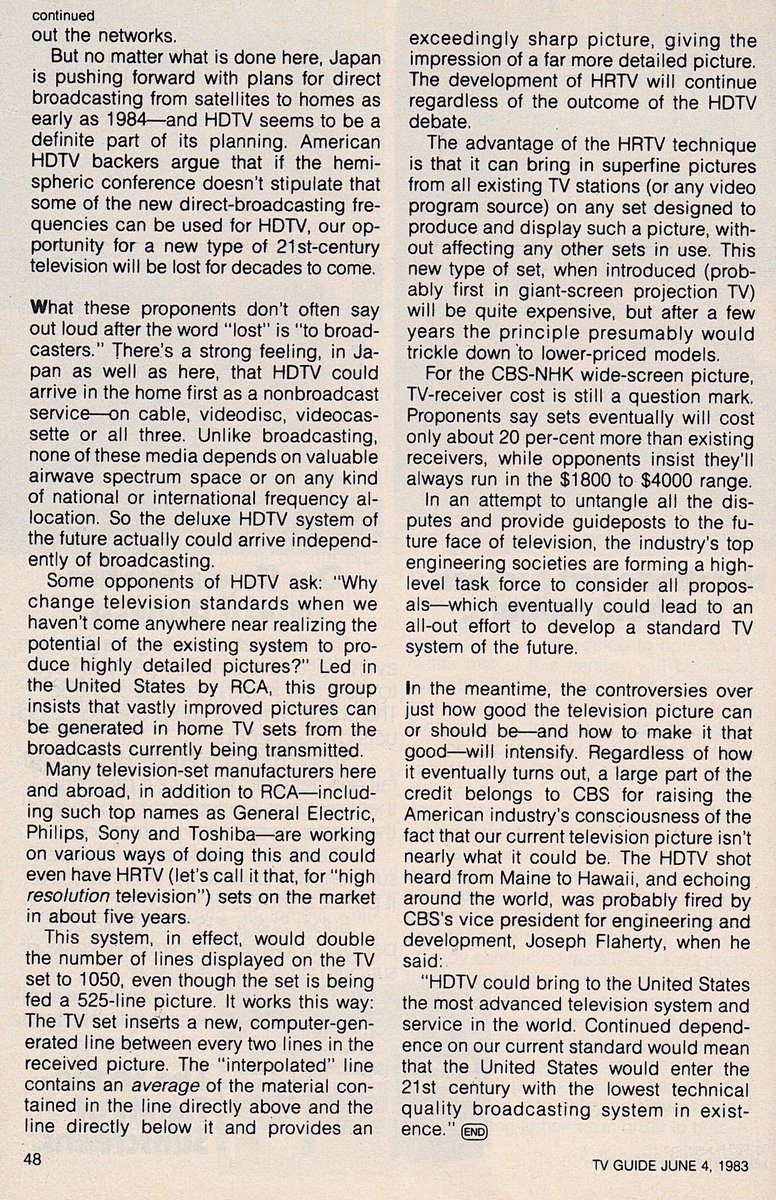 RetroNewsNow on Twitter "‘It’s called high definition television, HDTV