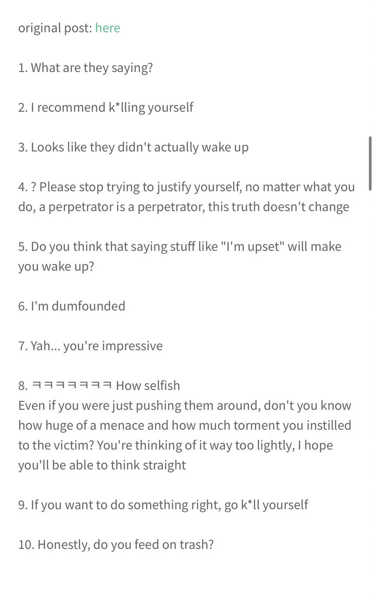 [ notpannchoa ] OP thinks that bullies have as much of a hard time as victims