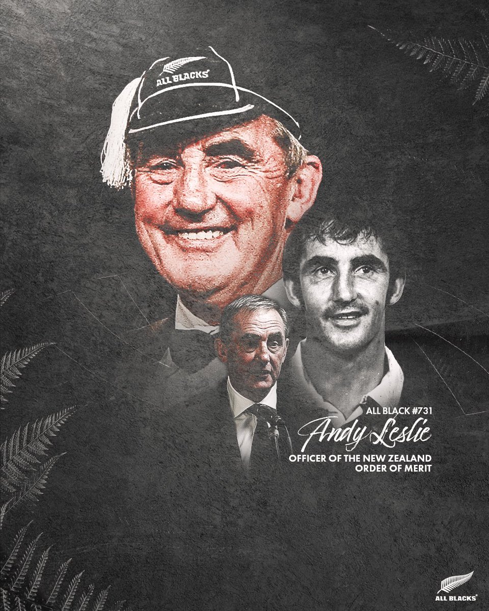 King’s Birthday Honours ⬇️

◽️ Former All Black and coach Wayne Smith becomes a Knight Companion of the New Zealand Order of Merit (KNZM)

◽️ Former All Blacks Captain Andy Leslie named as an Officer of the New Zealand Order of Merit (ONZM) for services to sport and community…