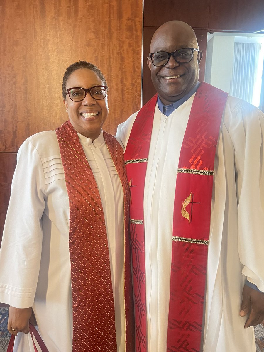 WTChaneyjr's tweet image. The Baltimore Washington Annual Conference of 2023 is complete. First time that we have been introduced as Rev. Dr. Michelle and Rev. Dr. William Chaney.  We were approved to serve on loan to the Virginia Annual Conference for 1 more year #ServantLeadership #MakingDisciples