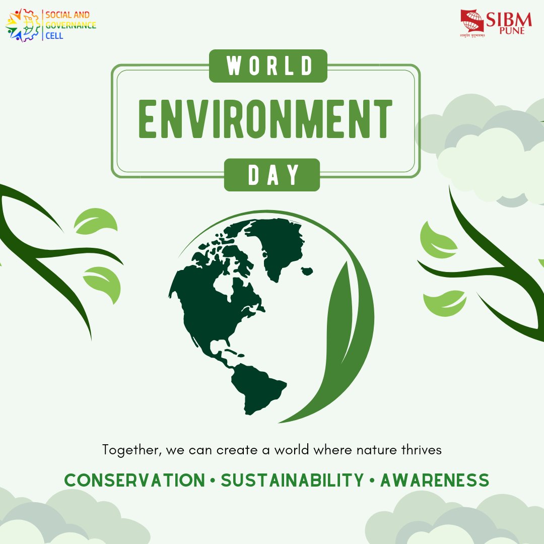 In the hands of humanity lies the power to heal, restore, and protect our beautiful planet 🌏
In recognition of World Environment Day, let us awaken our collective conscience and take decisive action for a sustainable tomorrow. Every step counts, every choice matters!💫