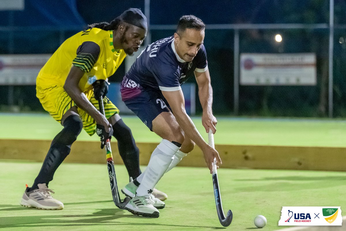 The USMNT took on Jamaica in their first pool game of the 2023 Hockey5s Pan America Cups. After USA held a two goal advantage at the half, the hosts came back and tied it but the red, white and blue responded for the 4-2 victory. 🇺🇸

bit.ly/3MSSjt2

#5PAC2023