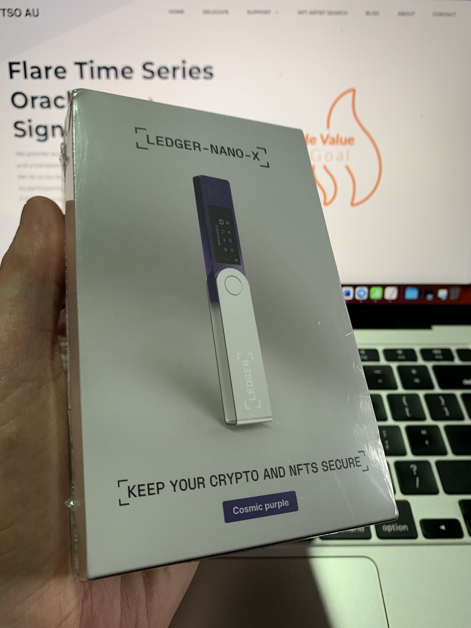 Ledger Nano X Cosmic Purple