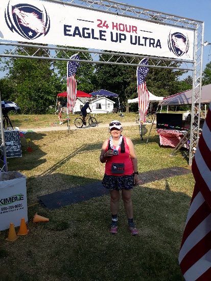 NitaSweeney's tweet photo. 50k FINISHED!! Toughest race I've ever completed. Thank you to so many people who helped, especially the #onehundredpercentgoodhusband. Thank you #EagleUpUltra. No thank you to the weather. OOF!! #runchat #ultramarathoner #donedonedone https://t.co/mHHHN2C8aW