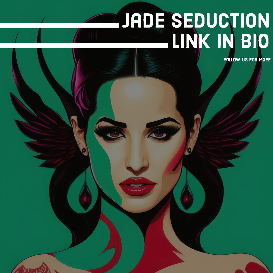 JadeSeduction's tweet photo. Step into a world of elegance, confidence, and sensuality with our captivating character, Jade. Each NFT is a masterpiece, showcasing Jade's allure in exquisite detail. Don't miss out! Check out the collection in our bio. 💎 #JadeSeduction #NFT #digitalart #NFTProject https://t.co/WU0VHjjeEf