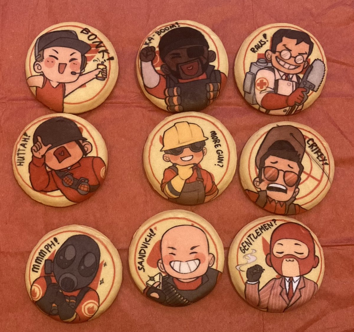 and MORE tf2 stuff 

etsy.com/listing/149541…

#tf2fanart #tf2scout #tf2soldier #tf2pyro #tf2heavy #tf2engineer #tf2demoman #tf2medic #tf2sniper #tf2spy