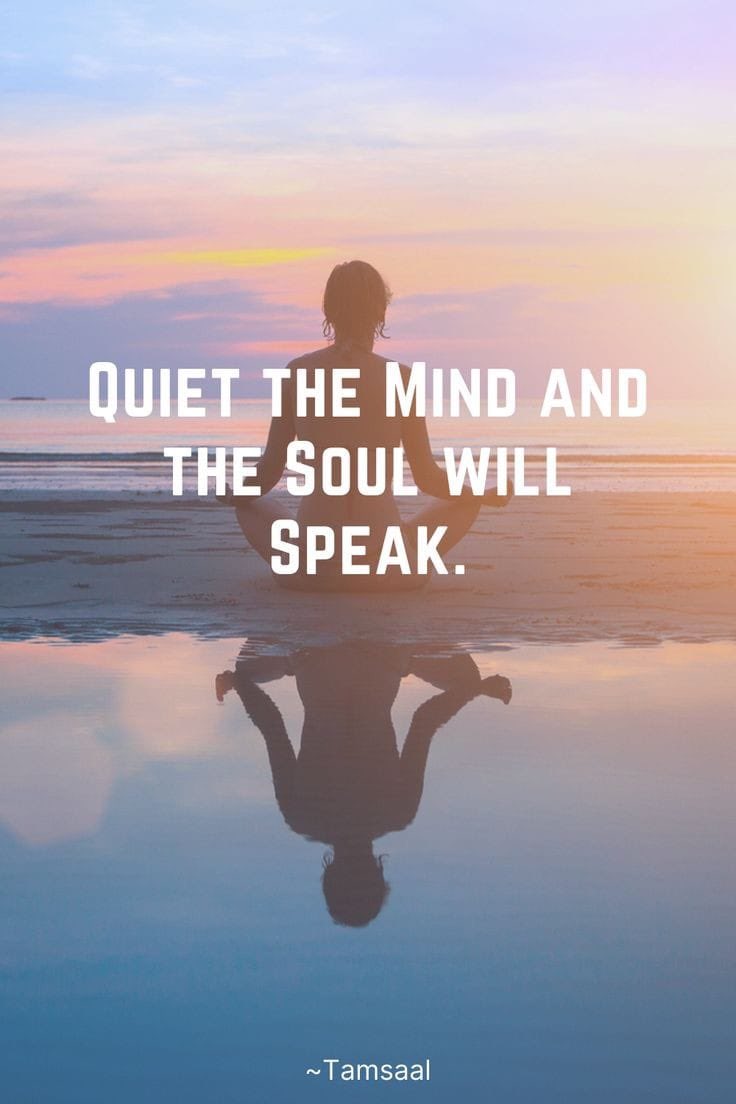 When your mind is quiet 🤫, your soul gets a chance to speak 🗣️.

#meditation #meditations #meditationpractice #mindset #mindfulness #mindbodysoul #soul #soulawakening #soulgrowth
