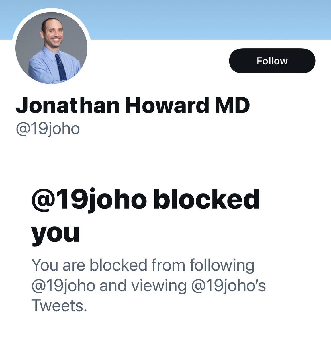 Oh NoHo! 

JoHo blocked me when I asked for evidence of his “millions of lives saved by the vaccines” claim