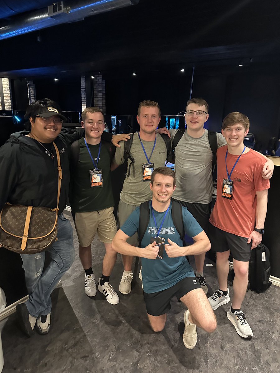 BlizzyR6's tweet photo. CR6 Dallas LAN champs right here. 
Wanna shout out all the staff and teams we played it was a blast.
And I finally won my first collegiate finals. Also, @Spazousky (couldn’t tag him) https://t.co/w7m9wvr33p