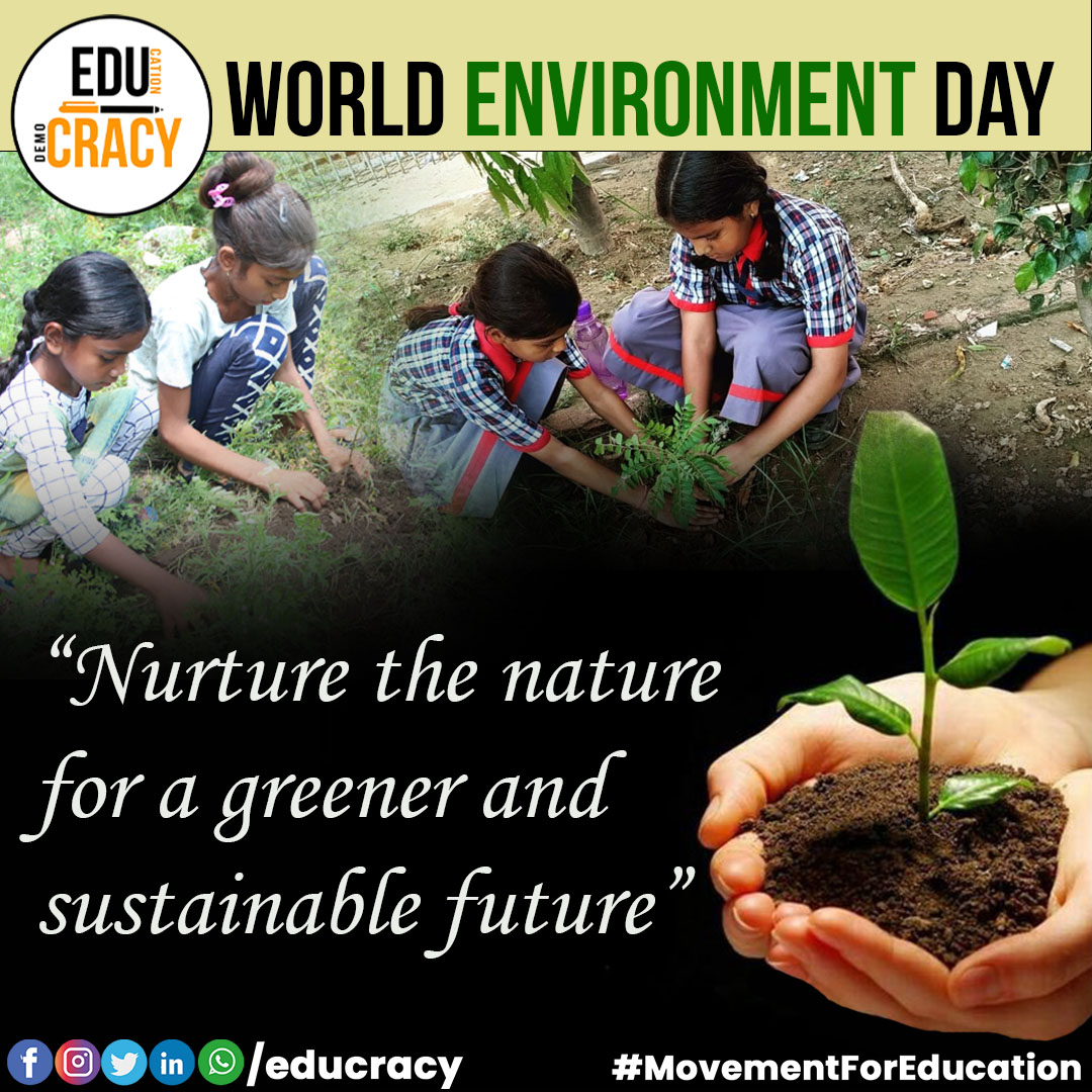 On this #WorldEnvironmentDay, let's make a promise to preserve and protect our #MotherEarth and make it a better place to live. 

#earth #MFE #5thJune #EnvironmentDay #environment #EnvironmentDay23 #Educracy #MovementForEducation