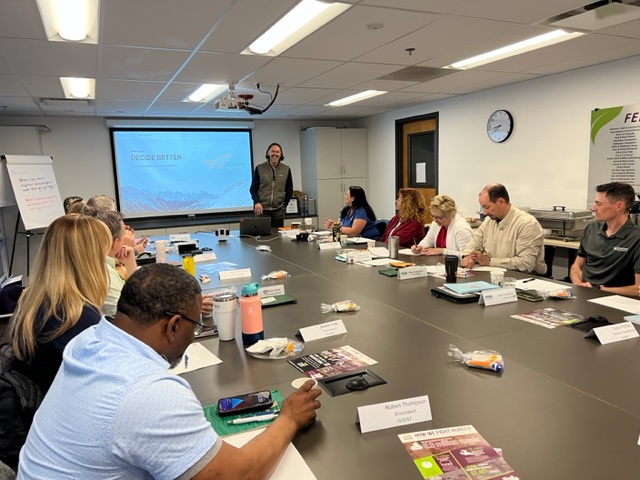 _mattbrady's tweet image. I recently spoke with a group of @Vistage executives, with a packed room for the #DecideBetter workshop. The impact that #DecisionScience will have for them is profound. Thanks to our hosts at @Food4LarimerCo. Please support your local food bank. #PowerofVistage #Leadership