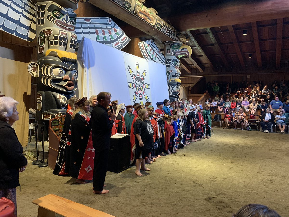 Cheidimac's tweet photo. Extraordinary celebration of learning by Alert Bay Elem. learners! Gilakas’la for inviting us to witness this wonderful, student led celebration! https://t.co/X5mbsToI7h