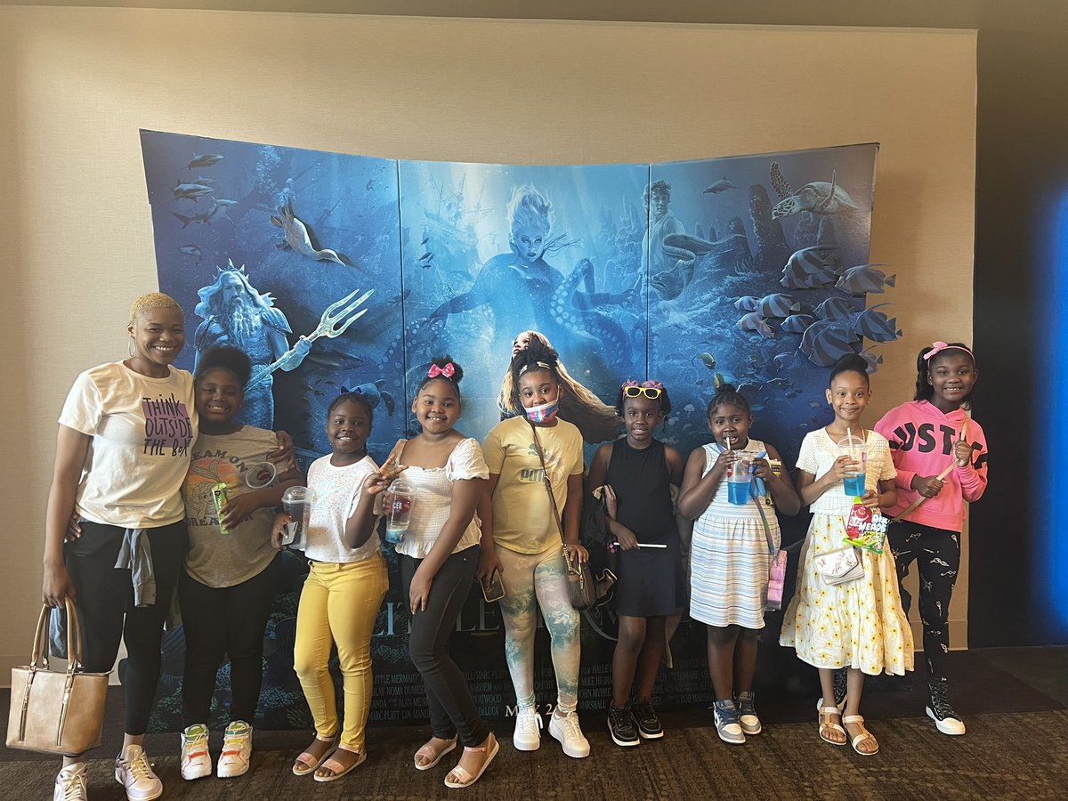 Taylor_Teaches2's tweet photo. Took my girls to see @HalleBailey  in The Little Mermaid!  Great way to end our school year‼️🧜🏽‍♀️✨🫶🏽 https://t.co/TlT4eHsarh