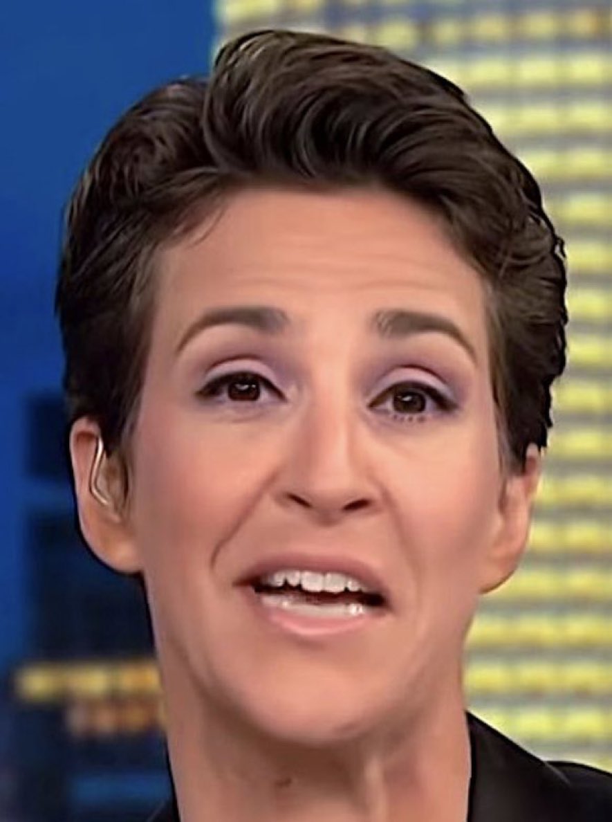I don't know if #RachelMaddow is a man or woman BUT one thing I do know… he or she is the biggest liar on TV 📺