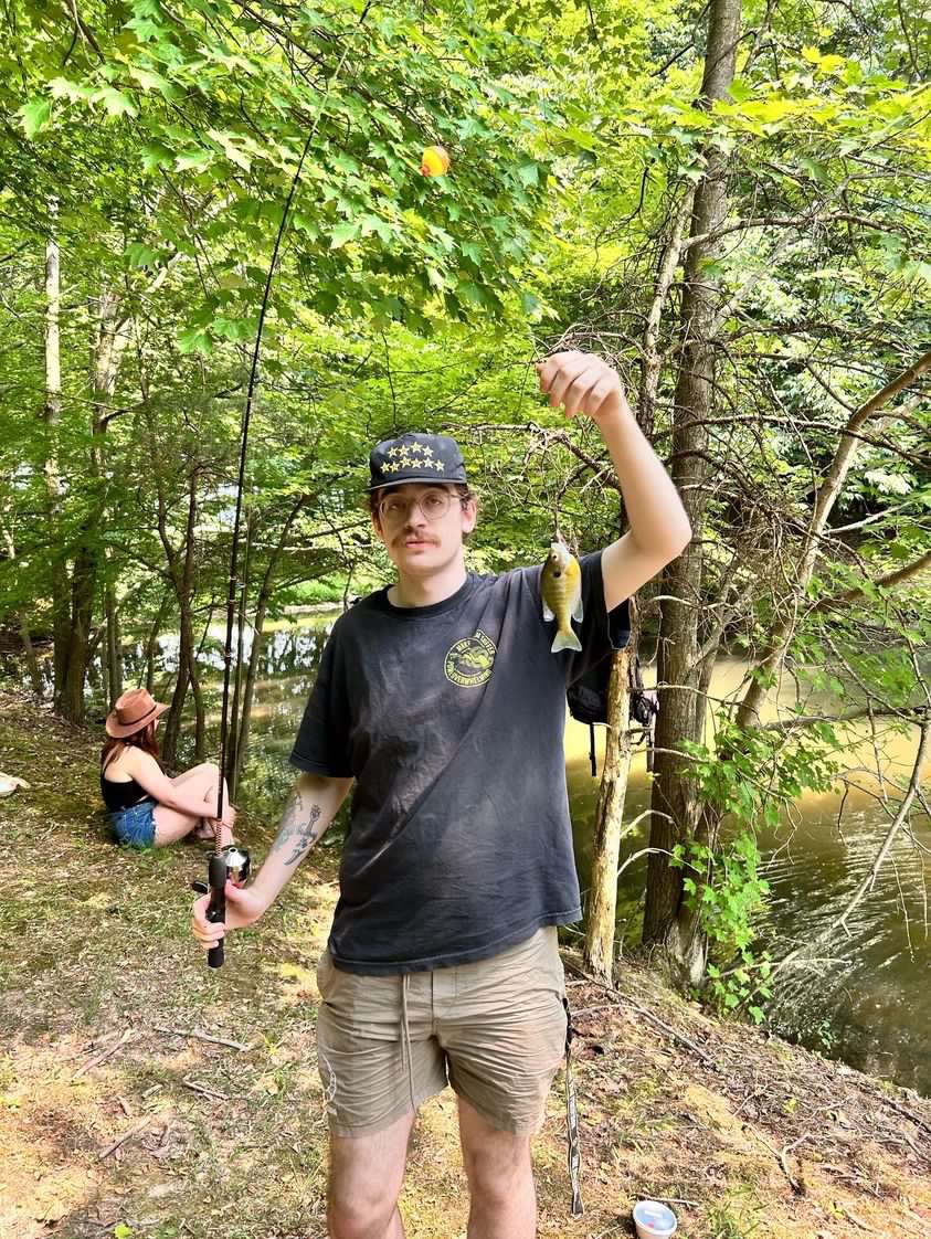 Teach a man to fish and hell catch nothing but dogshit ahh bluegill