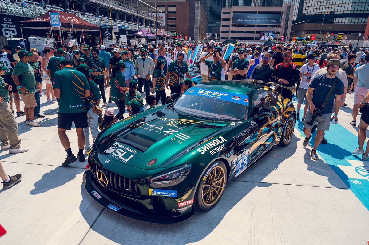 Thaze Competition proved to be hometown heroes as they scored a stunning podium finish on their race debut in the Detroit Sports Car Classic on Saturday afternoon. Read more:

thazecomp.com/2023/06/04/tha…

#IMSA | #DetroitGP