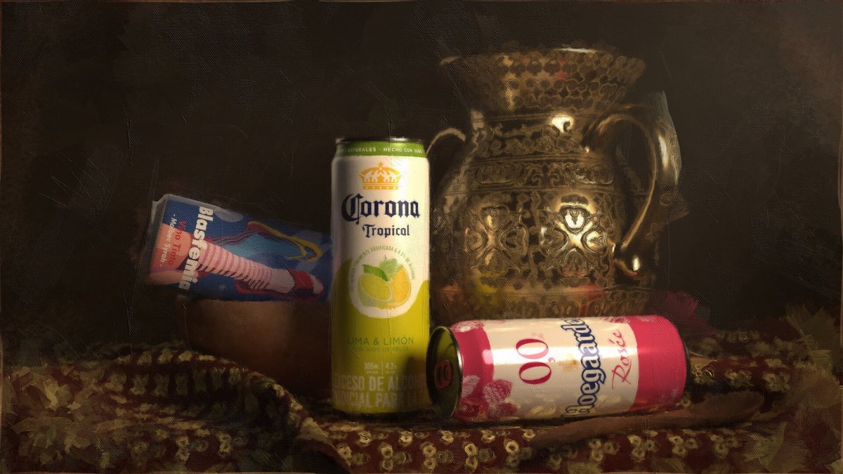 How it started and how it ended. Working on this project as a texture artist was amazing! I learned a lot of things along the way. If u want to see the other scenes, you can follow this link artstation.com/artwork/vJoxEA ✨