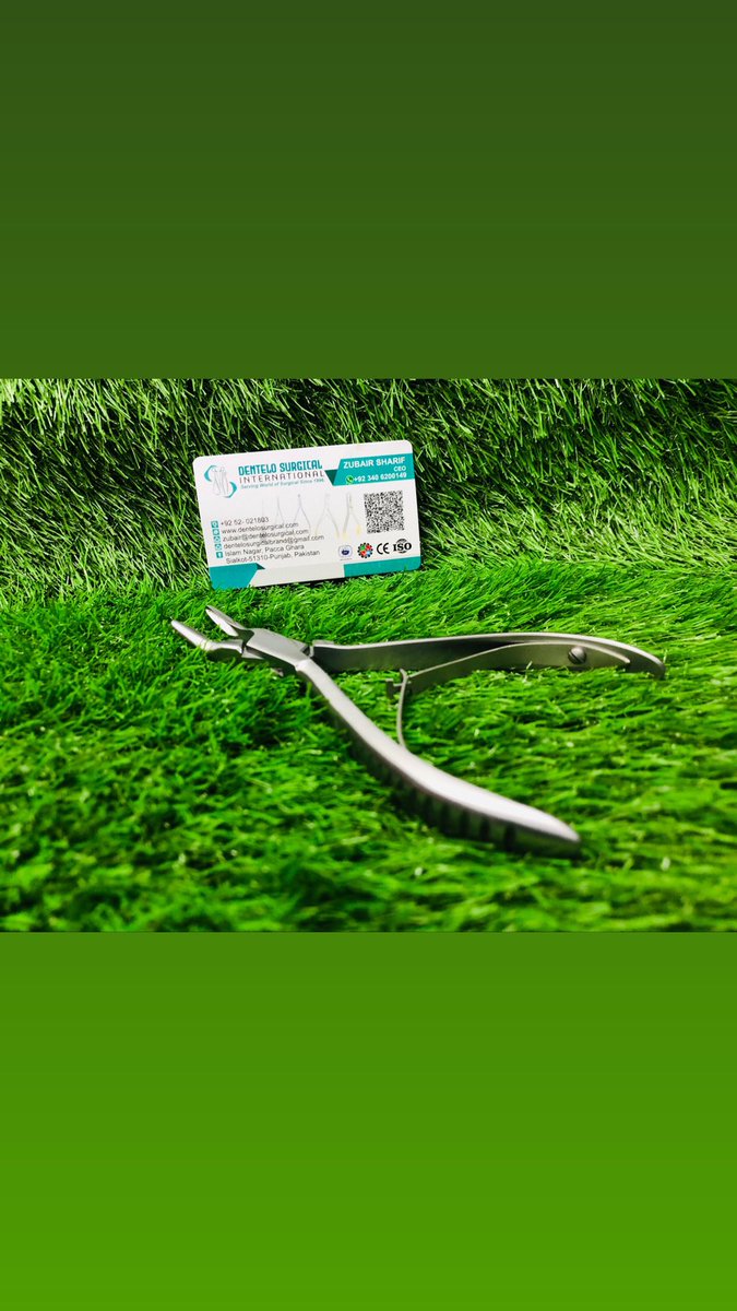 DenteloSurgical's tweet photo. Product Name:Dental Orthodontic Instrument Bone Rongeur Plier
Size:Customized Size
Logo:Customized Logo Printing
Design:Customized Design
DENTELO SURGICAL  BRAND 
EXPORT.DEPT
zubair@dentelosurgical.com
https://t.co/rsNkHrpenz
Mobile : +92-3406200149
#orthopliers https://t.co/L2gFxExK8y