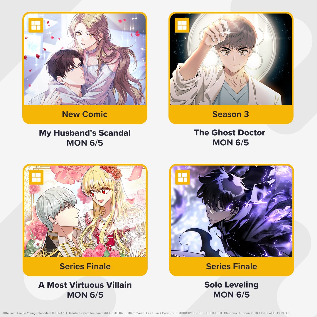 A Most Virtuous Villain Manga Tapas Media on Twitter: "Check out what's new this week on Tapas! 🌟 #