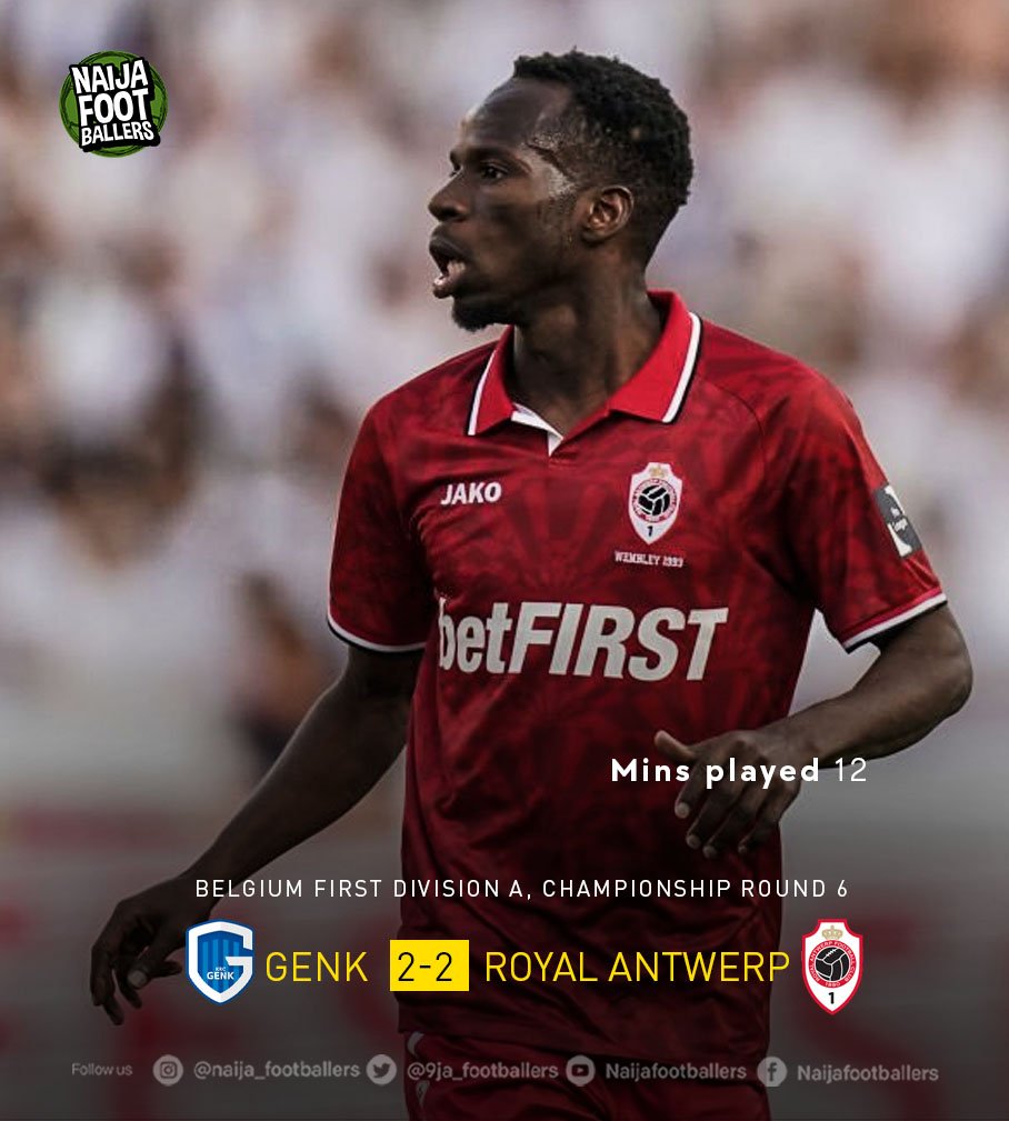 Boniface with an assist, Tolu with a goal and Alhassan Yusuf featured as Royal Antwerp were crowned Belgian Pro League champions in an eventful final matchday. 

Congratulations Alhassan Yusuf 🏆. 

#9jaFootballers