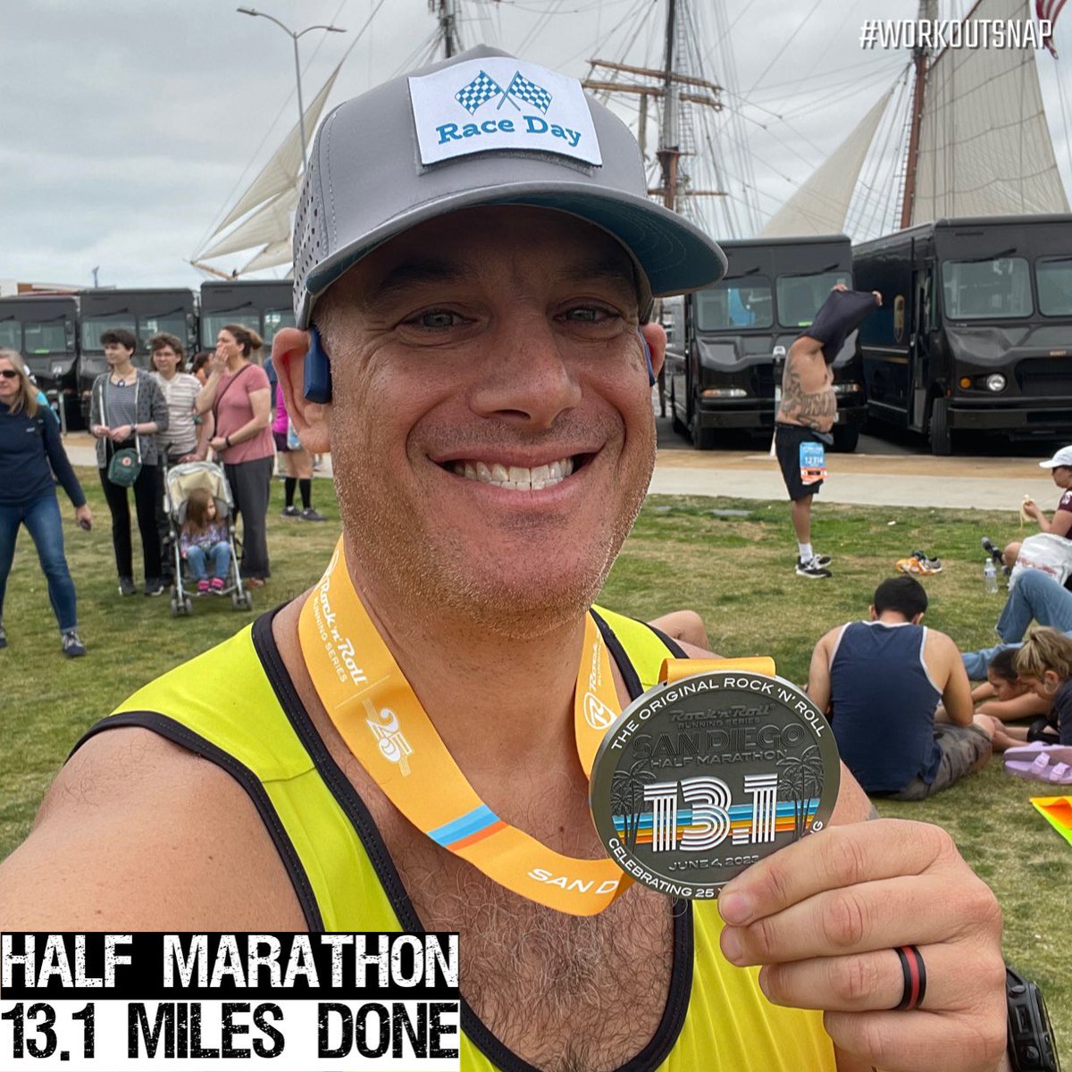 Had a great time running the streets of San Diego today. Best part of the race was seeing my crew at the finish line. #rnrsandiego #jackassrunning #azrunner #fitnessjourney #fitdad #fitover50 #getbuckedup  #instarunners  #runhappy #happyrunner  #fit #fitfam #fitnessmotivation