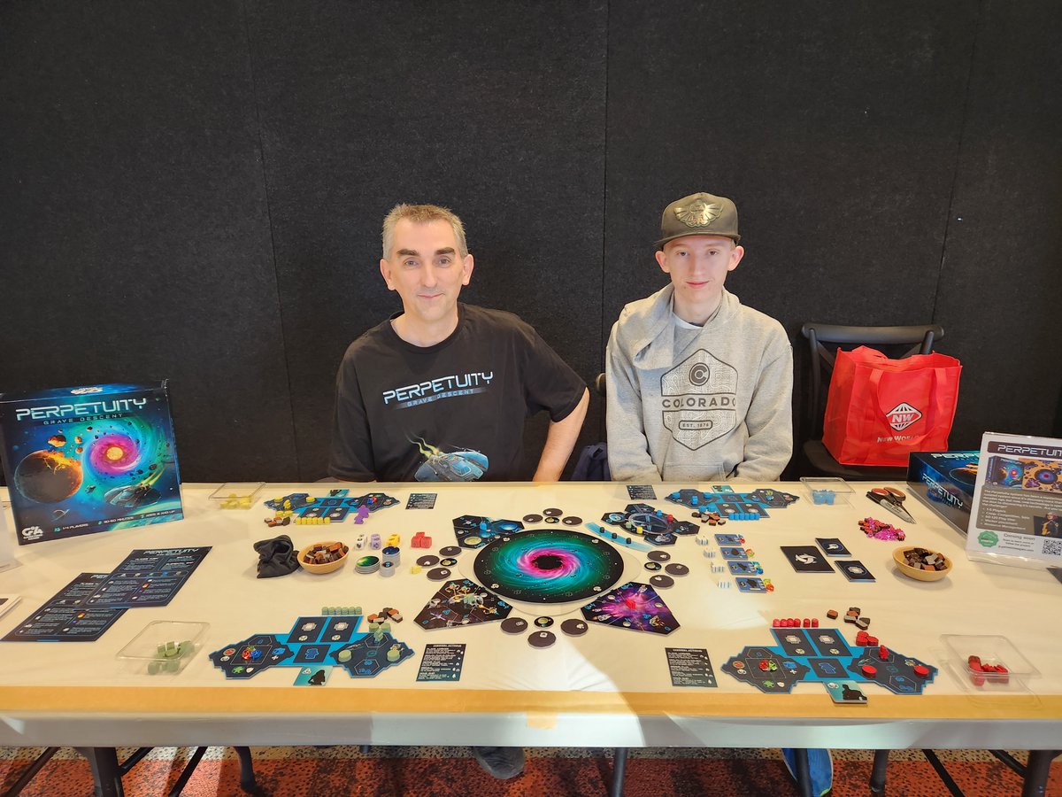 GametimeAgain's tweet photo. A big shoutout to the WellyCon committee for a great weekend in the windy city.  We met a lot of amazing gamers and designers, and enjoyed getting back into the groove.  Can't wait for next year! https://t.co/bbNMuCD9E9