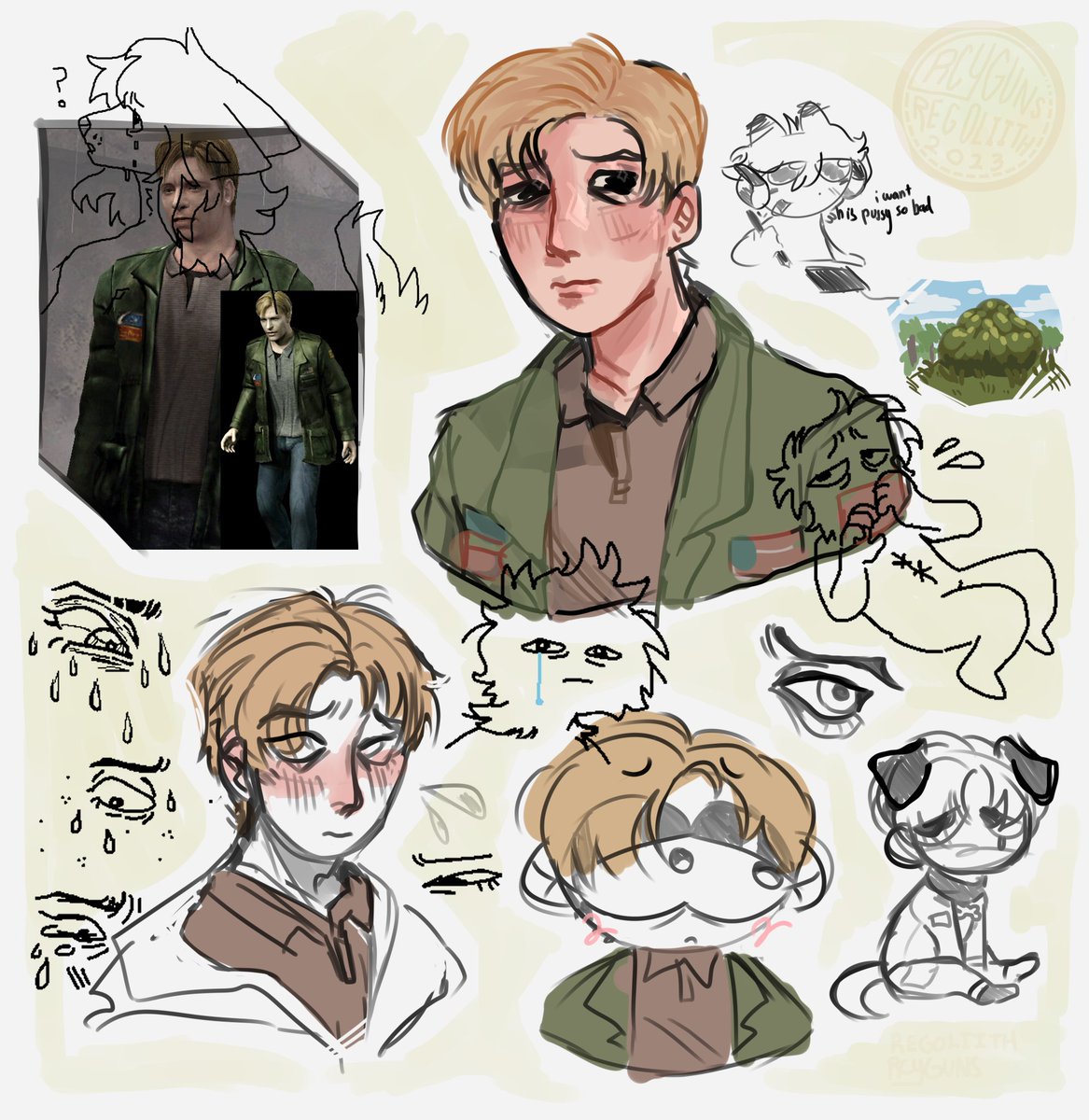 doodles of mostly james #jamessunderland #silenthill