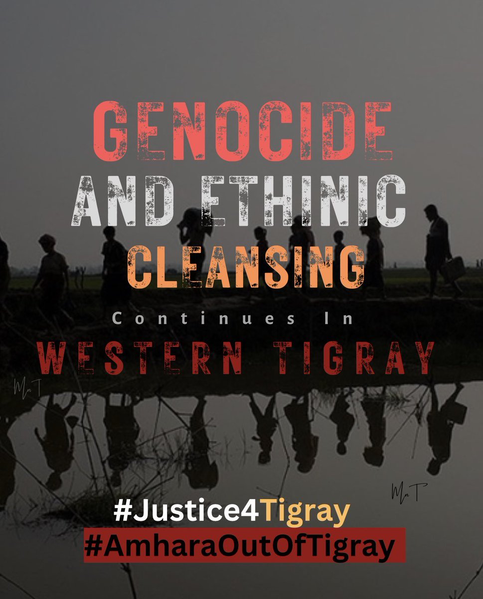 Invisible Ethnic Cleansing #Tigray, where many have died of disease, starvation, or torture. In total, several hundred thousand #Tigray/ans have been forcibly uprooted because of their ethnicity. #AmharaOutOfTigray  #Justice4Tigray @USAmbUN @ZAlemayu @EUCouncil @SecBlinken
@Hgshh