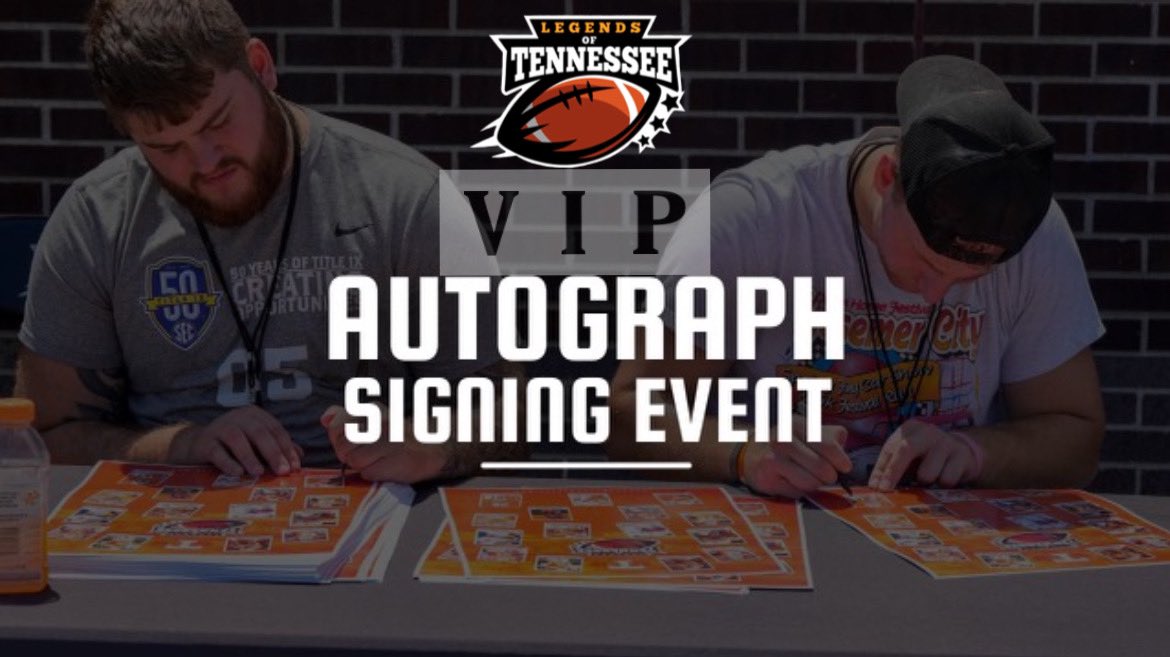 jabaridavis_VFL's tweet photo. 🚨VIP Autograph 🎟️ Giveaway🚨

We are picking 2 lucky #VolTwitter VFLs to attend our @LegendsofTNcamp autograph event Sat June 10th 3:30pm-4:45pm at the @TheIslandPF 
with some current & former Vols. 

Winners receives gift bags, autographs, refreshments & invite to roof top cocktail social. Ticket covers you➕2 guest!! Winners will be picked live here Tuesday Night 8pm. 

Rules‼️
1. Like & RT 
2. Follow @LegendsofTNCamp 
3. Email your name to info@legendsoftennessee.org