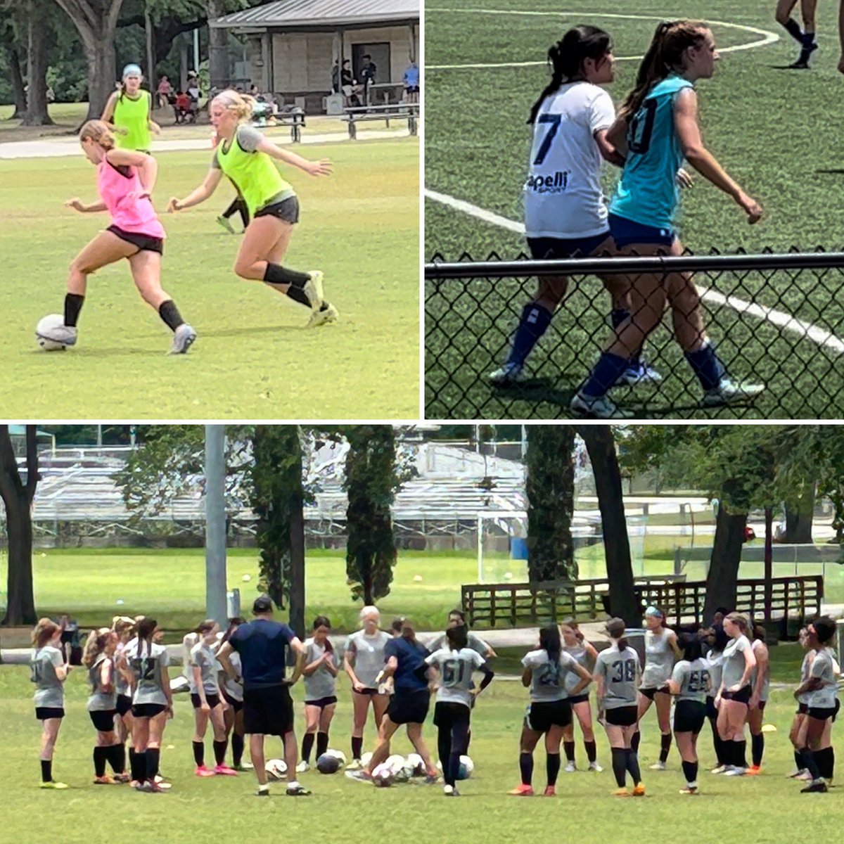 Busy week of great opportunities. Wednesday played with the @CE06gEcnl in San Antonio Saturday played with the @CE07GECNL in Houston and today’s training with @stxsoccer @usysodp in Brenham. Thank you to all the coaches and players for a great week.